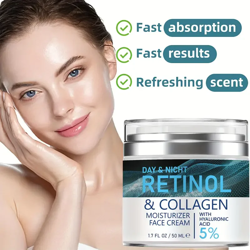 ENVISHA Face Skin Care Retinol Collagen Cream Anti-aging Wrinkle Deep Hydration Moisturizing Skin Health Whitening Exfoliation thumbnail 2