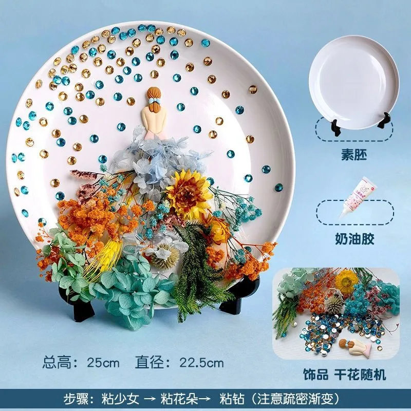 Mosaic Craft Set Handmade DIY Disc Making Painted Glass Home Decoration Suitable for Parent Child Activities Holiday Gift thumbnail 3