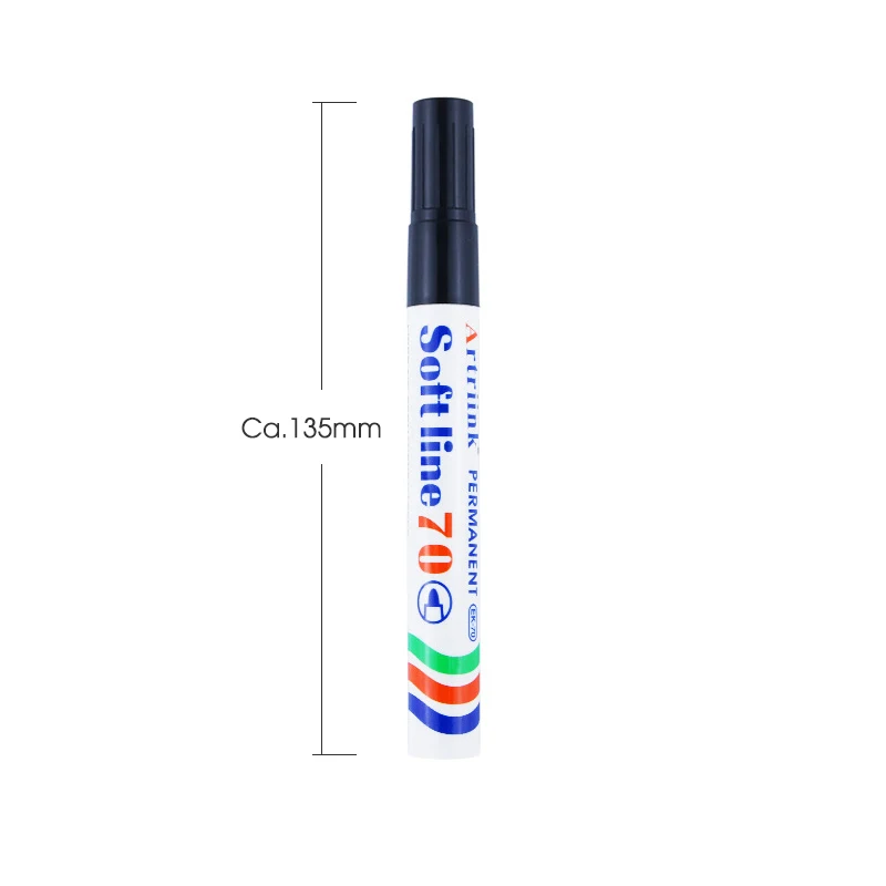3/10pcs Large Capacity Oil-Based Marker,Black Red Blue Quick-Dry,Non-Erasable Logistics Marker,Markers Pen thumbnail 6