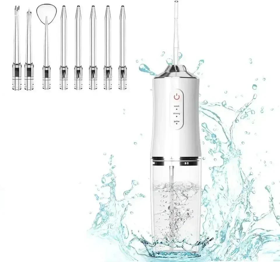 Mouth Washing Machine Powerful Portable Irrigator Dental Water Jet 3 Modes USB Rechargeable 4 Jet for Teeth Cleaning Health thumbnail 3