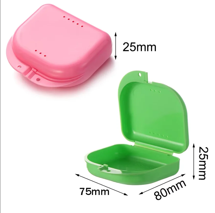 50Pcs Denture Storage Box Partial Denture Case Orthodontic Prosthesis Teeth Container Boxes Dental Retainer Mouth Guard thumbnail 6