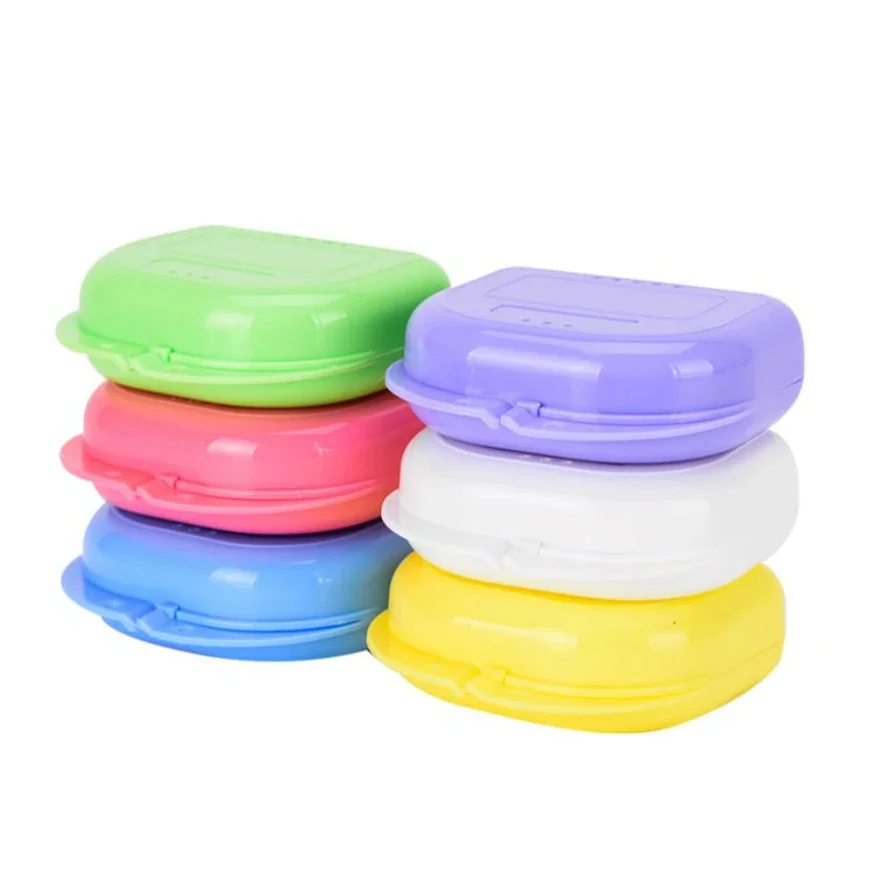 50Pcs Denture Storage Box Partial Denture Case Orthodontic Prosthesis Teeth Container Boxes Dental Retainer Mouth Guard thumbnail 5