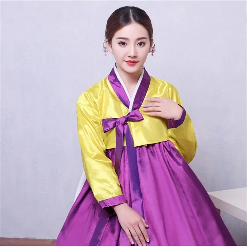 Women Hanbok Dress Korean Fashion Ancient Costumes Traditional Party Asian Palace Cosplay Performance Clothing 12 Color Availabl thumbnail 3