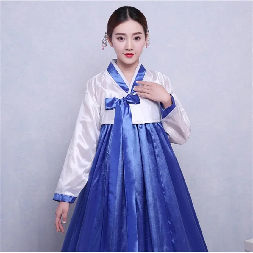 Women Hanbok Dress Korean Fashion Ancient Costumes Traditional Party Asian Palace Cosplay Performance Clothing 12 Color Availabl thumbnail 5