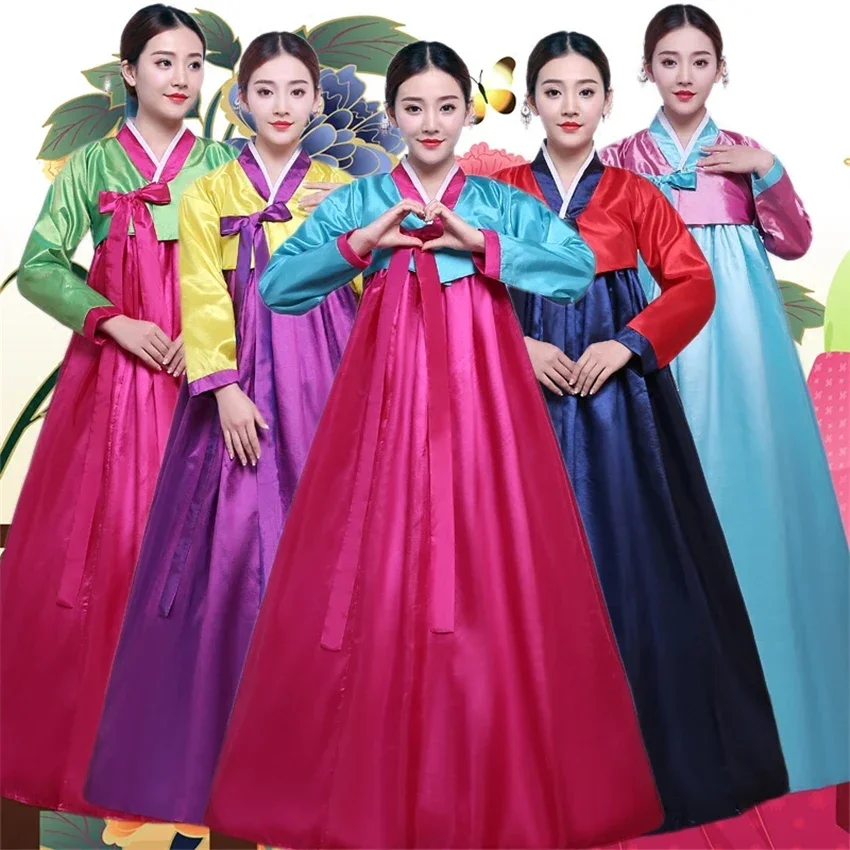Women Hanbok Dress Korean Fashion Ancient Costumes Traditional Party Asian Palace Cosplay Performance Clothing 12 Color Availabl thumbnail 2