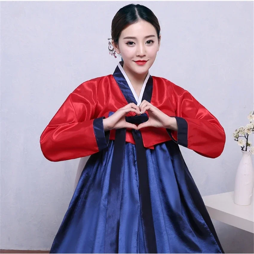 Women Hanbok Dress Korean Fashion Ancient Costumes Traditional Party Asian Palace Cosplay Performance Clothing 12 Color Availabl thumbnail 4