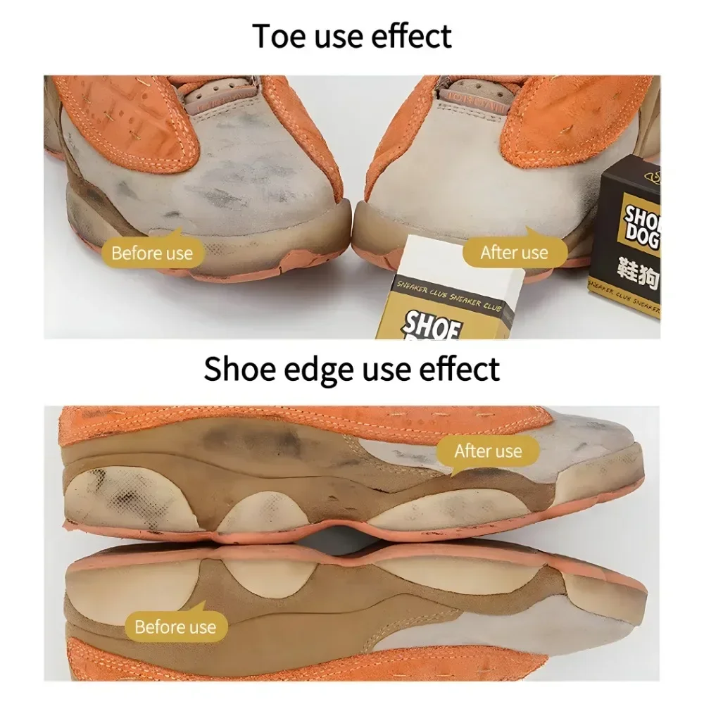 Portable Shoe Eraser Cleaner for Sneakers, Suede & Leather - Waterproof Decontamination Gum for White Shoes & Shoe Shine thumbnail 4
