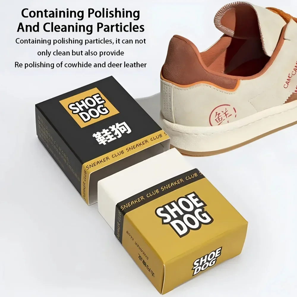 Portable Shoe Eraser Cleaner for Sneakers, Suede & Leather - Waterproof Decontamination Gum for White Shoes & Shoe Shine thumbnail 2
