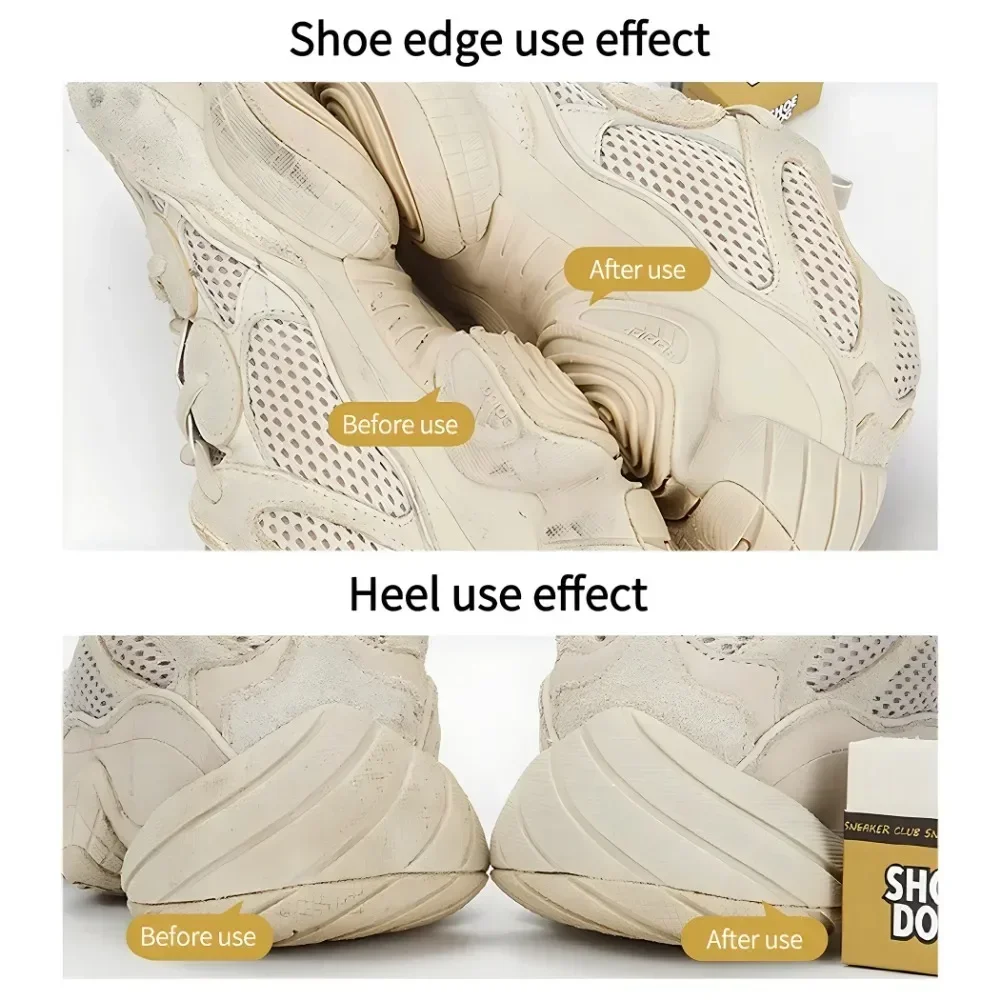 Portable Shoe Eraser Cleaner for Sneakers, Suede & Leather - Waterproof Decontamination Gum for White Shoes & Shoe Shine thumbnail 5