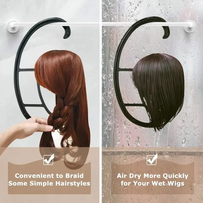 Hanging Wig Holder Portable Wig Holder Suitable for Multiple Wigs And Hats Essential for Wig Shapes Styling Tools thumbnail 6
