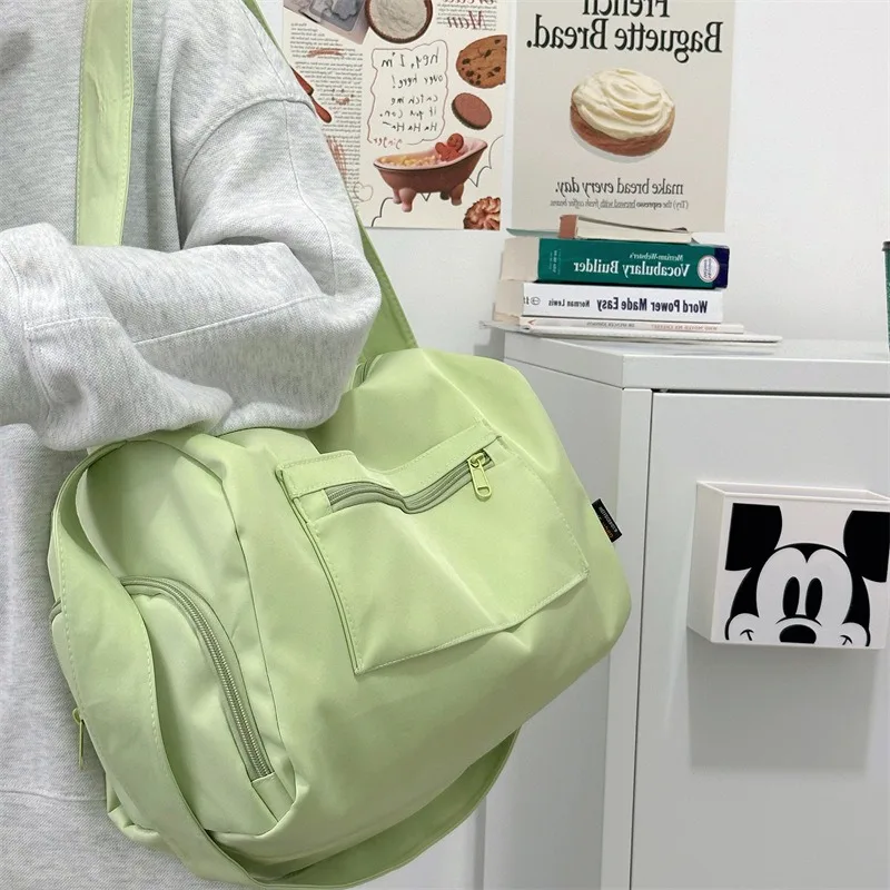 Large Crossbody Travel Tote Bags for Women 2024 Canvas Shoulder Messenger Bag Sports Yoga Satchels Fashion Woman Handbag thumbnail 2