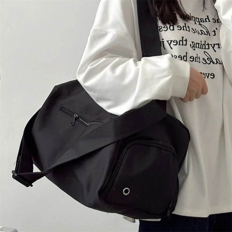 Large Crossbody Travel Tote Bags for Women 2024 Canvas Shoulder Messenger Bag Sports Yoga Satchels Fashion Woman Handbag thumbnail 4