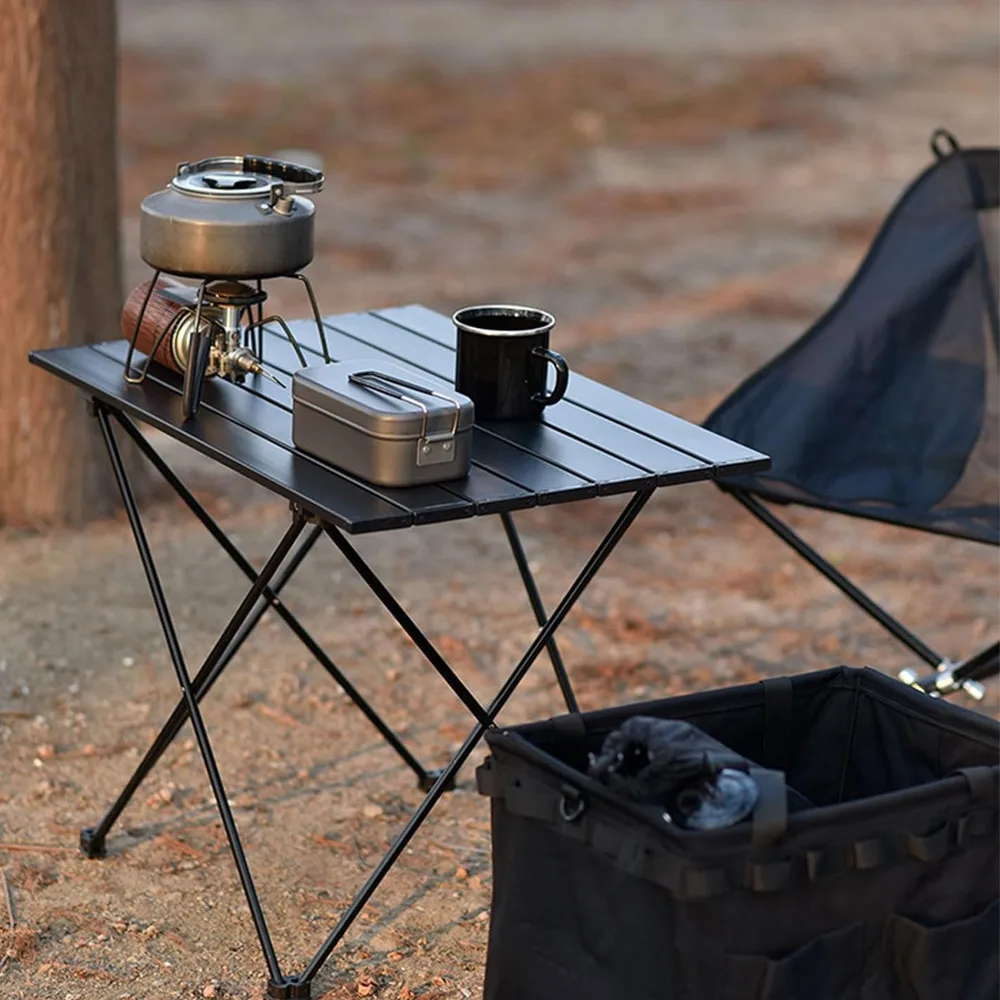 【Breeins】Portable Camping Folding Egg Roll Table with Storage Bag Outdoor Picnic Barbecue Stall Table thumbnail 2