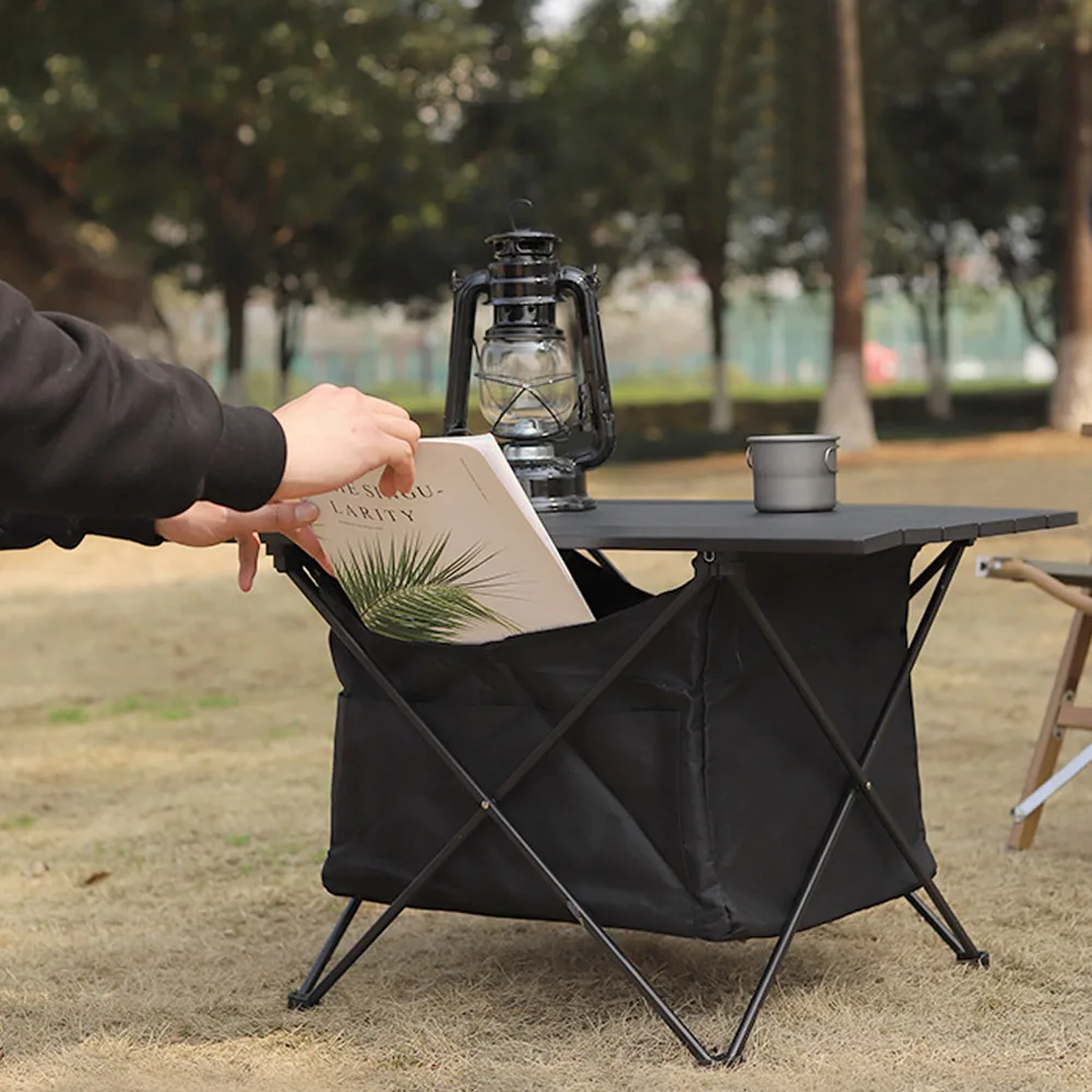 【Breeins】Portable Camping Folding Egg Roll Table with Storage Bag Outdoor Picnic Barbecue Stall Table thumbnail 3