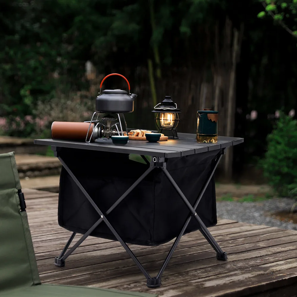 【Breeins】Portable Camping Folding Egg Roll Table with Storage Bag Outdoor Picnic Barbecue Stall Table thumbnail 4