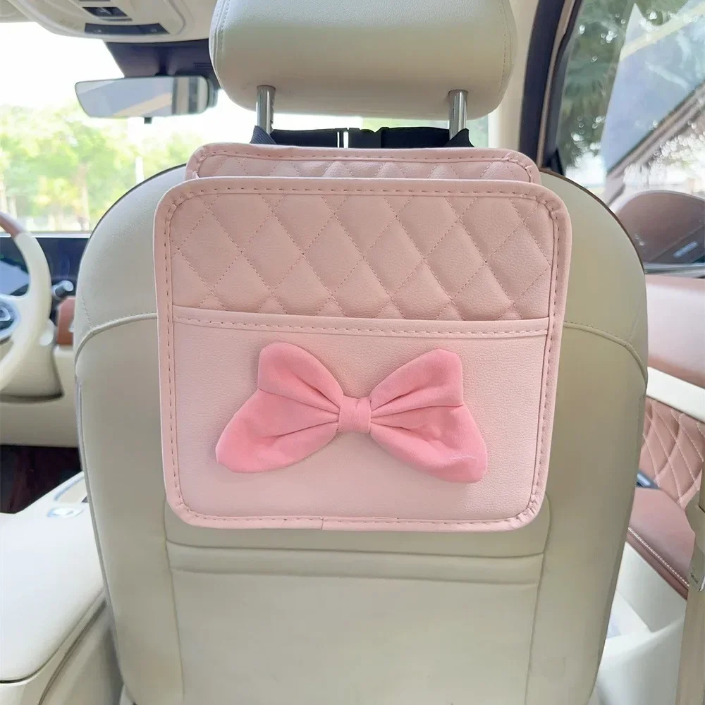 Cute Girly Seat Back Bag for Car, Stylish Seat Back Organizer Box,Novelty auto supplies,as beautiful as automotive decorations thumbnail 4