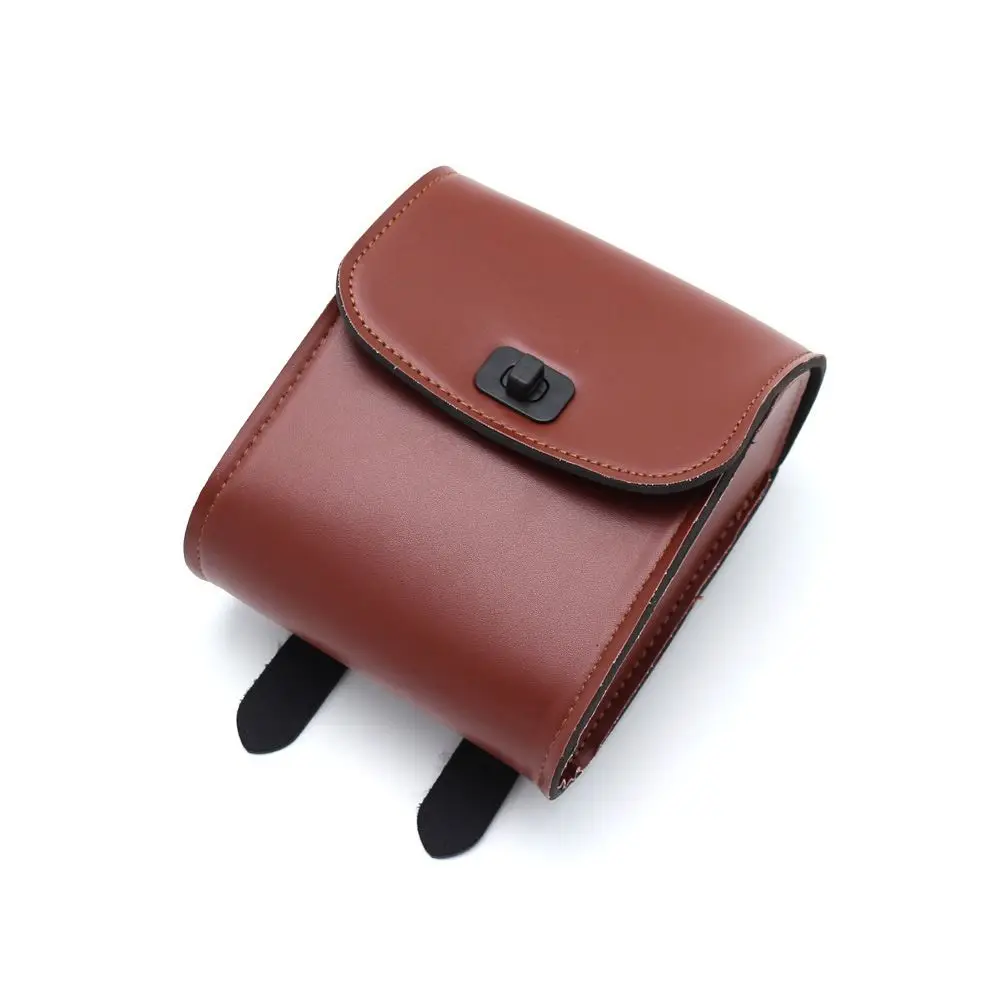 Fashion Mountain Bike Bag Vintage Waterproof Motorcycle Electric Scooter Bag Durable Large Capacity Bicycle Front Bag Scooter