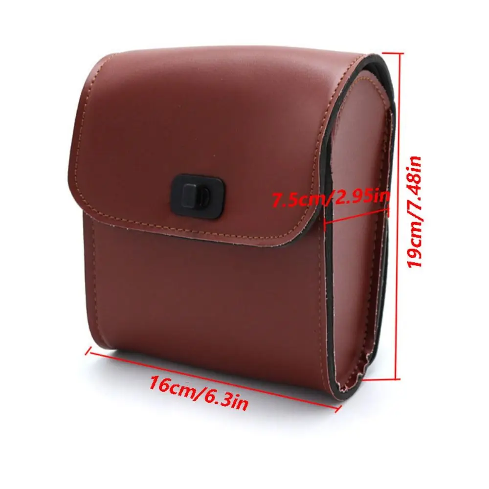 Fashion Mountain Bike Bag Vintage Waterproof Motorcycle Electric Scooter Bag Durable Large Capacity Bicycle Front Bag Scooter thumbnail 6