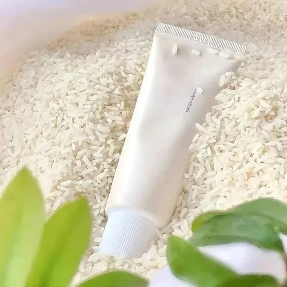 SPF50+ Sunscreen Rice Sun Cream Anti UV Sun Block Facial Mild Moisturizer Serum cream 50ml thumbnail 4