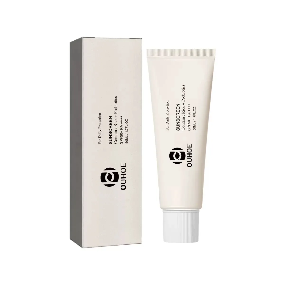 SPF50+ Sunscreen Rice Sun Cream Anti UV Sun Block Facial Mild Moisturizer Serum cream 50ml thumbnail 6