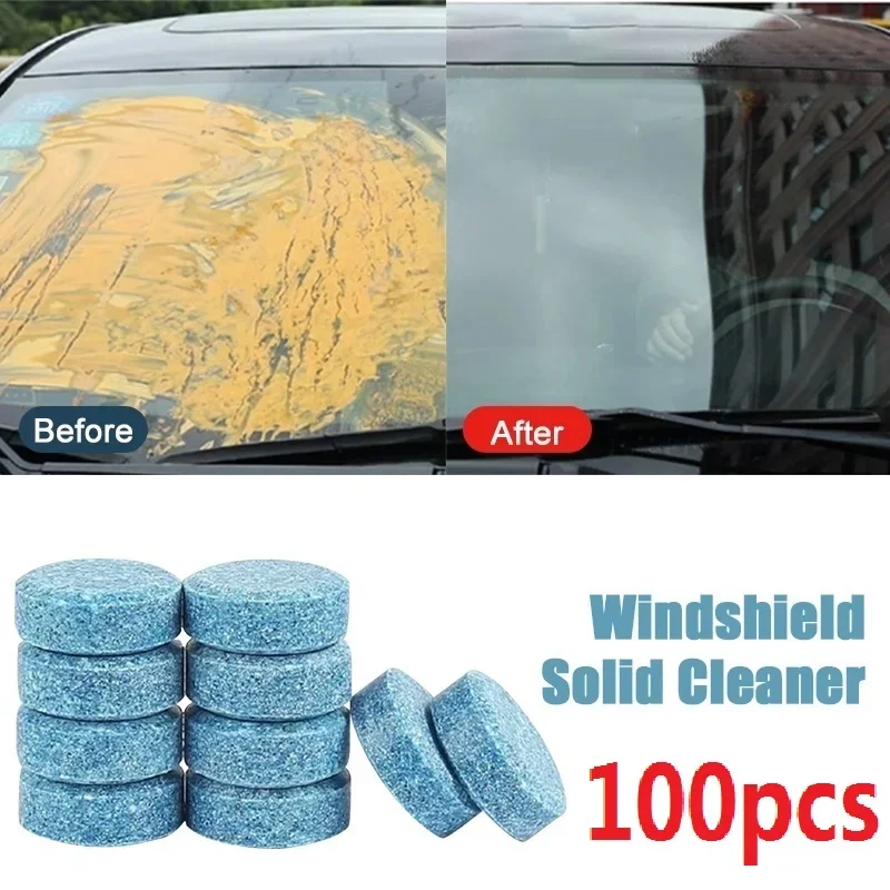 Car Windshield Washer Fluid Concentrated Tablets Solid Effervescent Wiper Tablet for Car Room Kitchen Window Glass Cleaning thumbnail 3