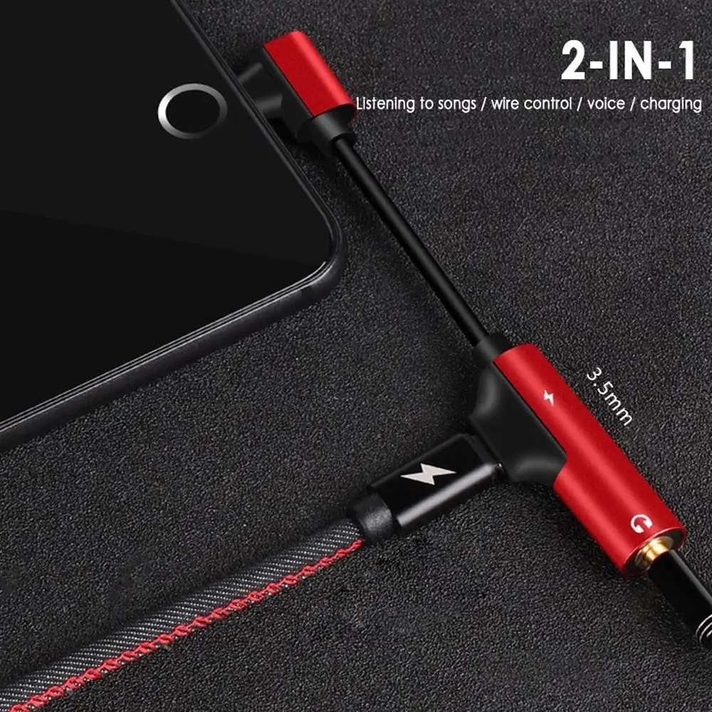 Adapter Usb-C Headphone Adapter Audio Cable Earphone Adapter Type C To 3.5mm Jack Type C Audio Splitter Aux Cable Audio Adapter thumbnail 3