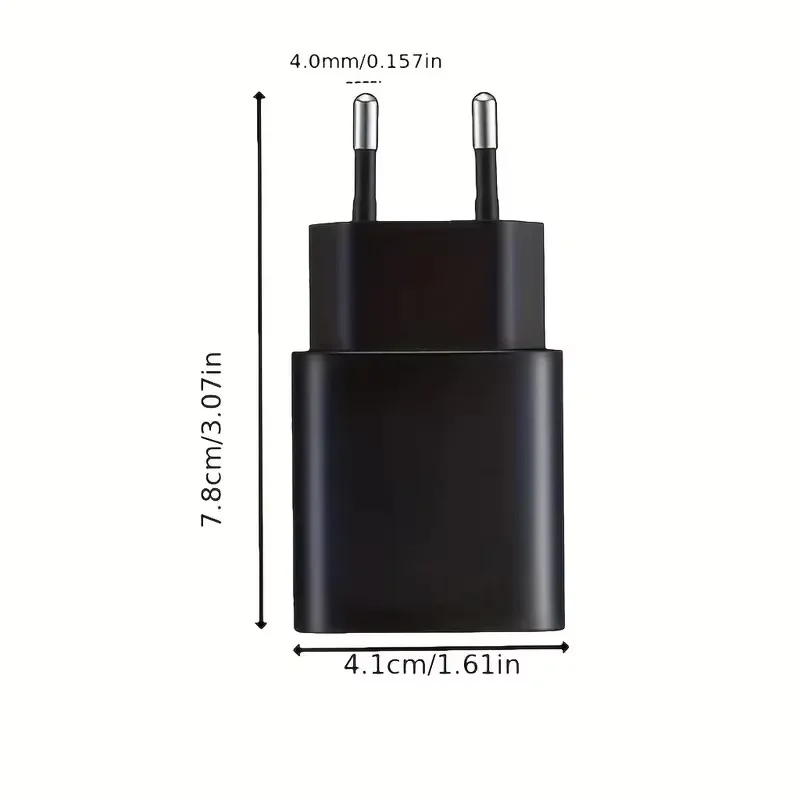 25W USB EU Charger QC 3.0 Quick Charge For Samsung S20 S21 Mobile Phone Charger Portable Wall Mobile Charger Fast Charger thumbnail 3