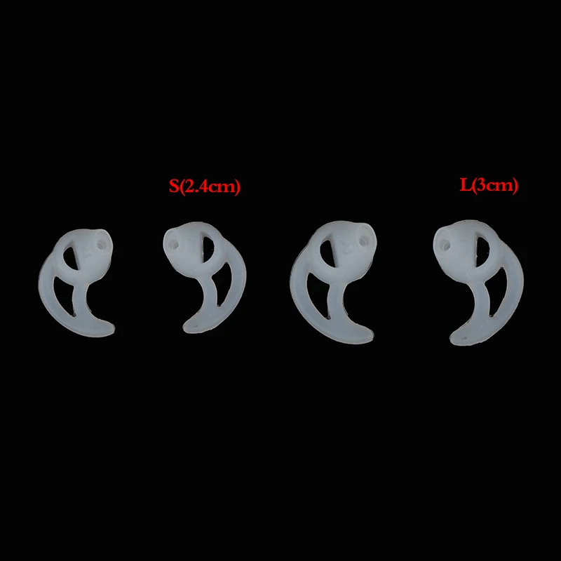 1Pair  Silicone Fin Ear Mold for Two Way Radio Earpiece Replacement Earmold Earbud thumbnail 3