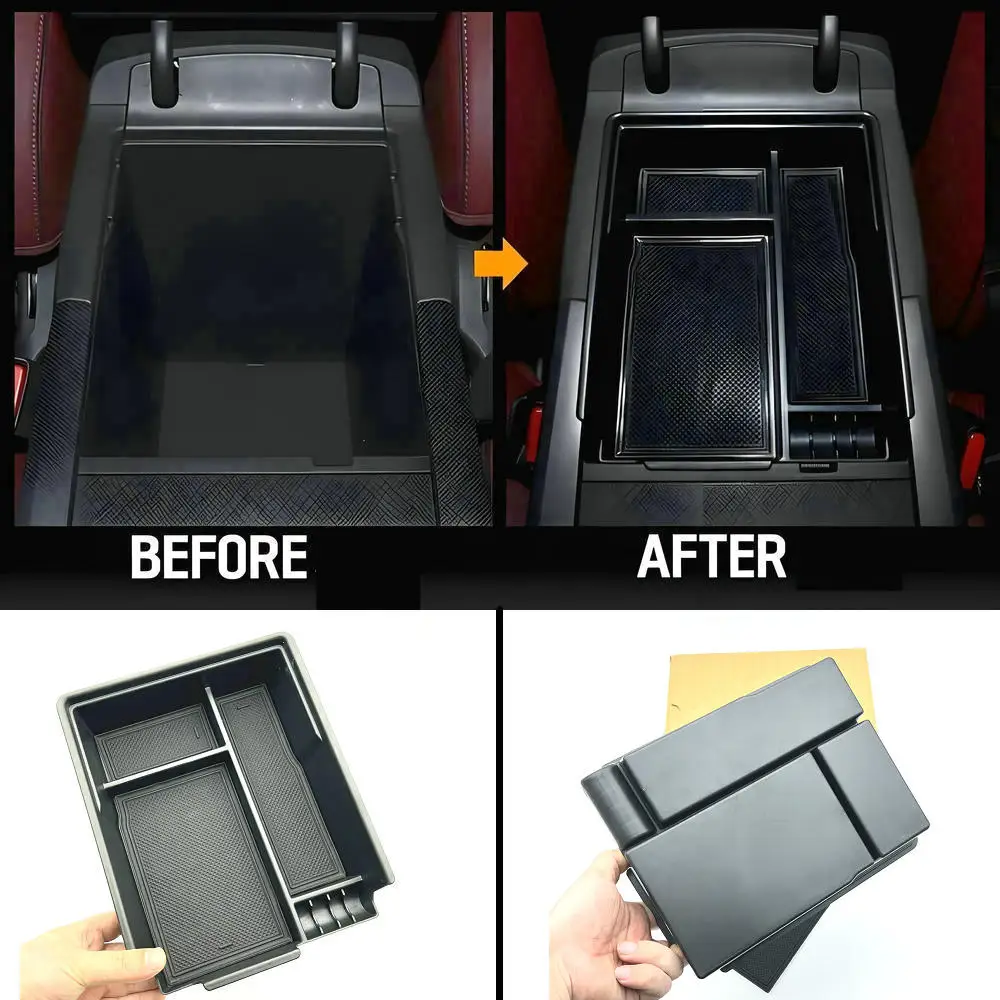 Auto Interior Storage Box For Hyundai Palisade 2020 2021 2022 Car Middle Armrest Storage Box Organizer Tray Car Accessories thumbnail 6