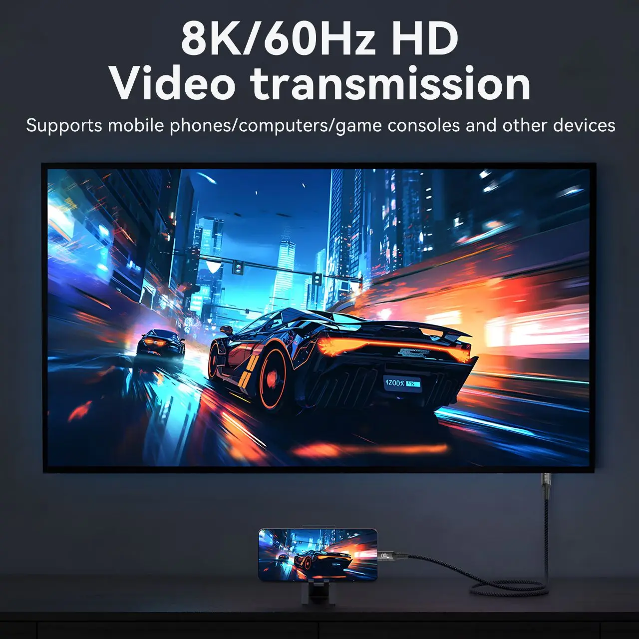 USB4 Cable 40Gbps 240W 8K For Thunderbolt 4 Type C Fast Charging Thunderbolt3 USB 4.0 USB C to C Data Transfer Cable For laptop thumbnail 5