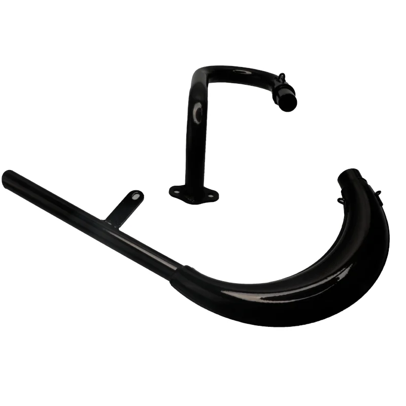 Exhaus Banana Motorcycle Modified Parts Muffler For 49/50cc 80cc 100cc Dirt Bike Bicycle Scooter Gas Engine Curved Exhaust Pipe thumbnail 2