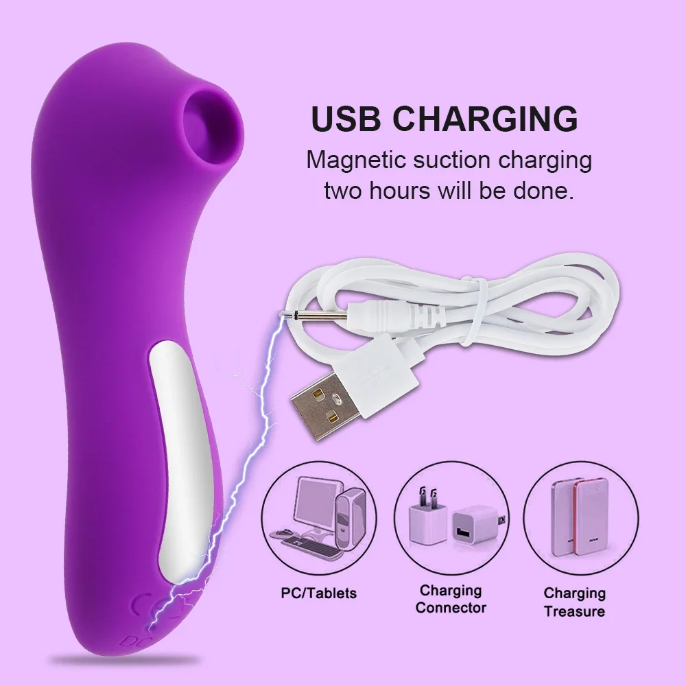 Powerful Sucking Vibrator for Women Sucker Clitoris Nipple Oral Vacuum Stimulator Vagina Female Masturbator Adults Sex Toys 18+ thumbnail 3