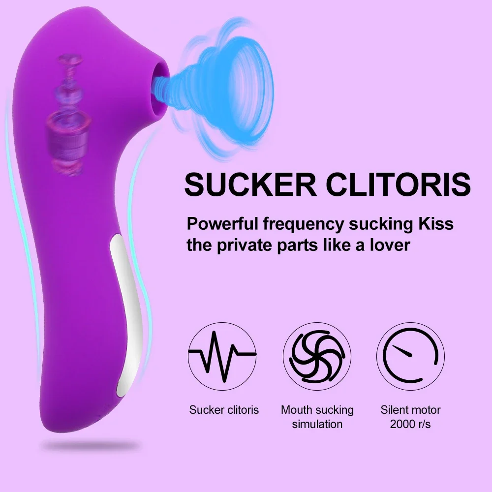 Powerful Sucking Vibrator for Women Sucker Clitoris Nipple Oral Vacuum Stimulator Vagina Female Masturbator Adults Sex Toys 18+ thumbnail 4