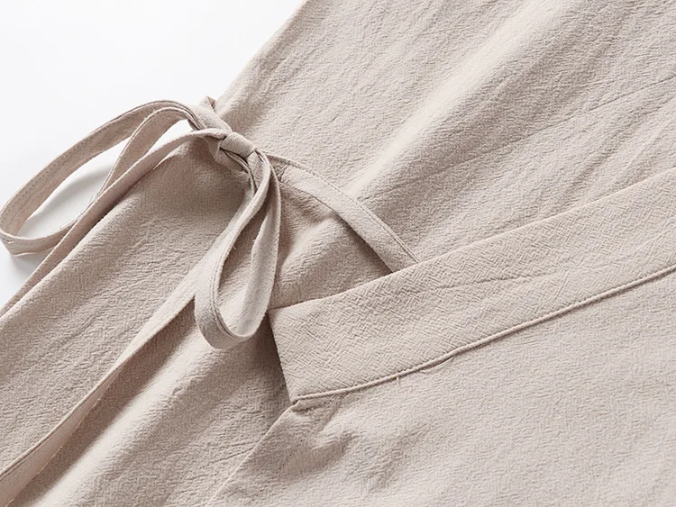 Chinese Traditional Clothes Men's Cotton Linen Tank Tops Sleeveless Tang Suit Tops Kimono Cardigan Solid Vintage Hanfu Vest Male thumbnail 6
