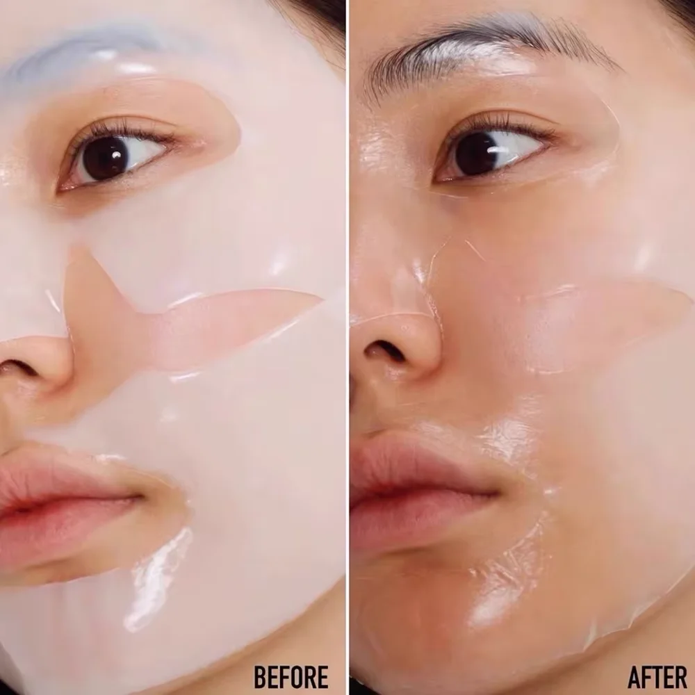 10PCS Collagen Anti Wrinkle Facial Mask Anti Aging Fade Fine Lines Firm Skin Moisturizing Brightening SkinCare Korean Cosmetics thumbnail 3