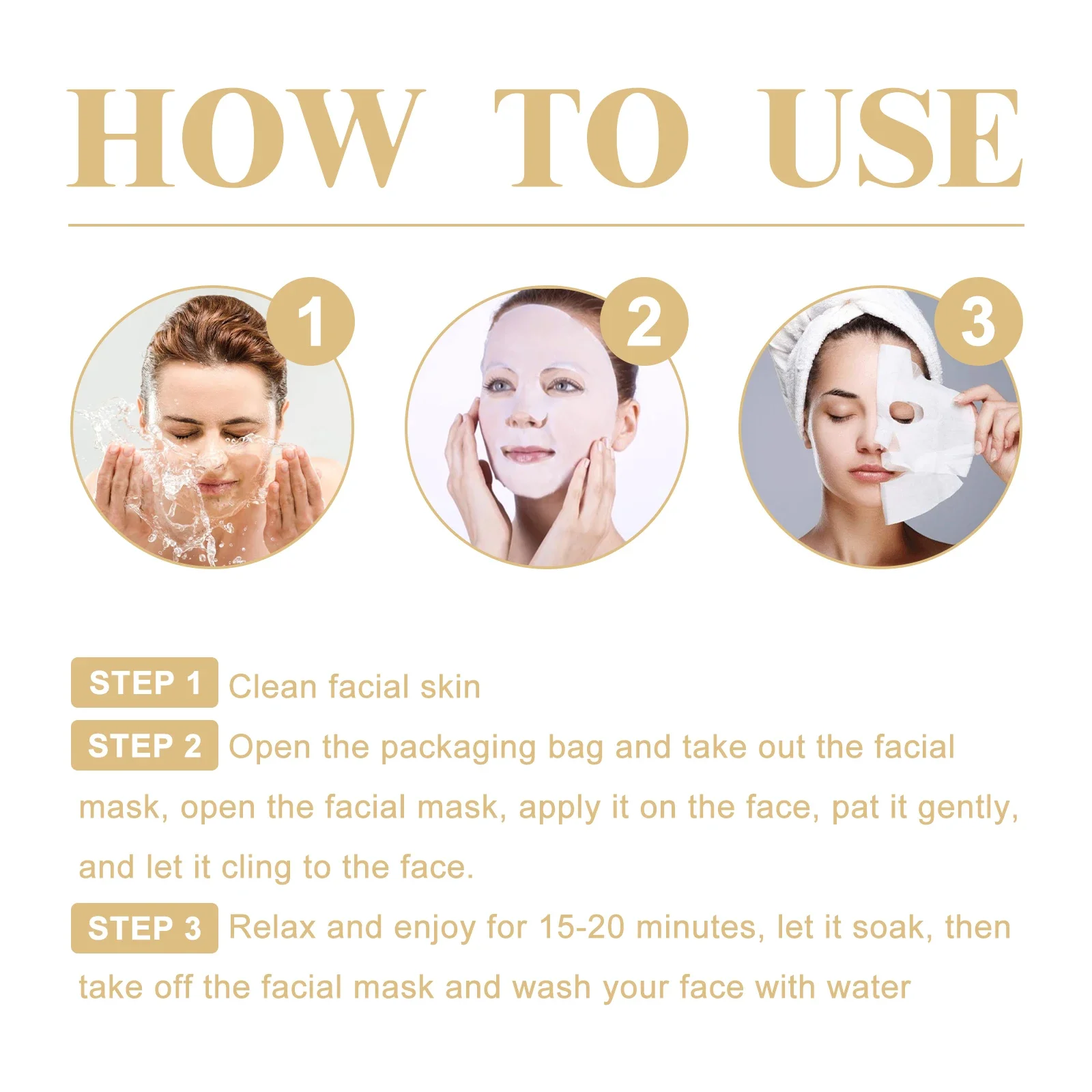 10PCS Collagen Anti Wrinkle Facial Mask Anti Aging Fade Fine Lines Firm Skin Moisturizing Brightening SkinCare Korean Cosmetics thumbnail 6