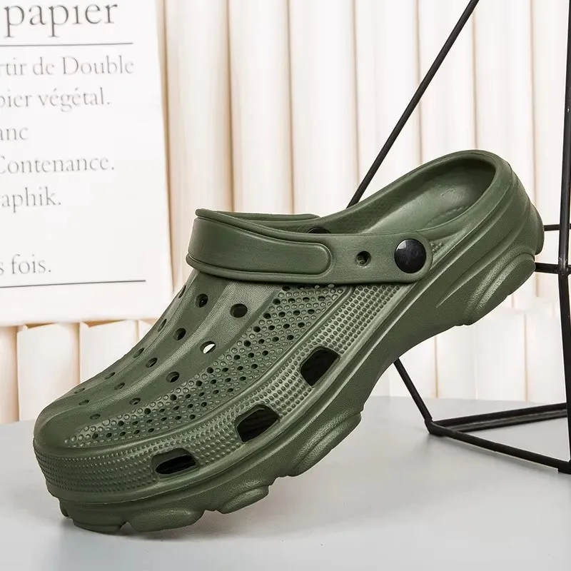 Gacimy Men Clogs Slippers Summer EVA Garden Shoes Classic Outdoor Antiskid Sole Beach Slides Unisex Comfort House Clogs Sanadals
