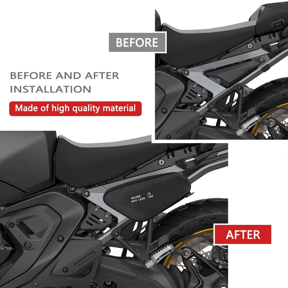 For R1300GS Adventure R 1300 GSA R1300 GS ADV 2024 2025 Motorcycle Side Frame Bag Storage Package Bags Waterproof Bag thumbnail 4