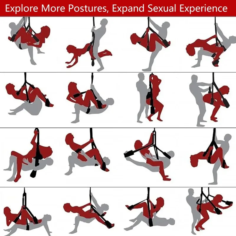 Adult Fun Carmen 2nd Generation SM Door sex Swing with Seat Cushion Posture Swing M Leg Split with Carmen Swing thumbnail 4