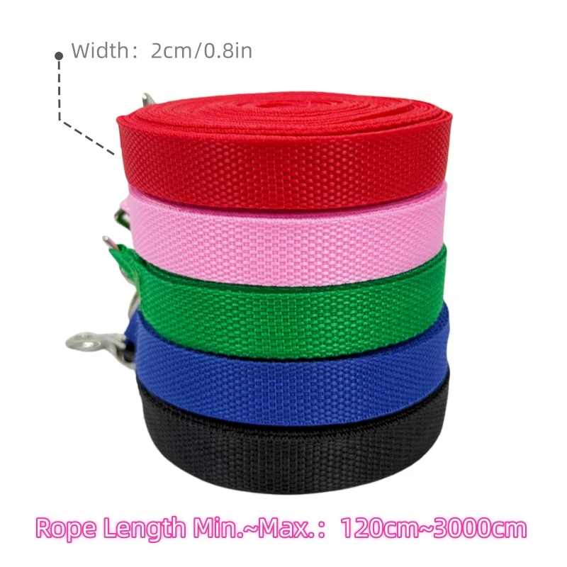 1.2M-30M Long Leash for Dogs Overlength Dog Leash Puppy Outdoor Training Nylon Rope Dog Accessories Extended Control Dog Leashes thumbnail 4