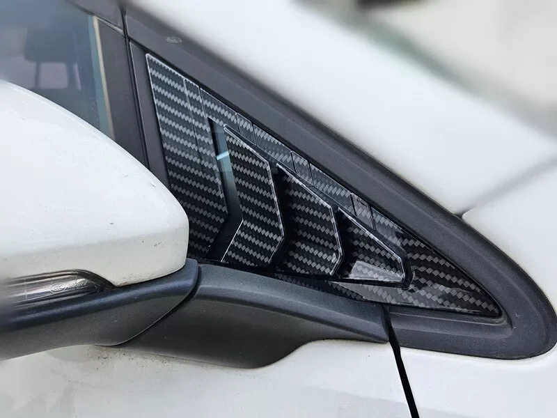 Front Window Shutter Cover Trim Window Louver Side Vent For VW Volkswagen Golf 7 MK7 Hatchback 2014 2015 2016 2017 2018 2019 thumbnail 3