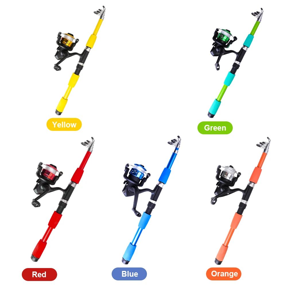 NGB 1.8/2.1m Telescopic Fishing Rod Reel Combo Full Kit Carbon Fiber Rod Pole Spinning Reel Fishing Bag Case Pesca Gear Set thumbnail 2