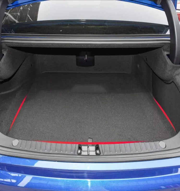 1pc Black Tailored Carpet Car Boot Liner Mat for Citroen C1 / Peugeot 107 / Toyota Aygo Car Trunk Carpet Interior Accessories thumbnail 2