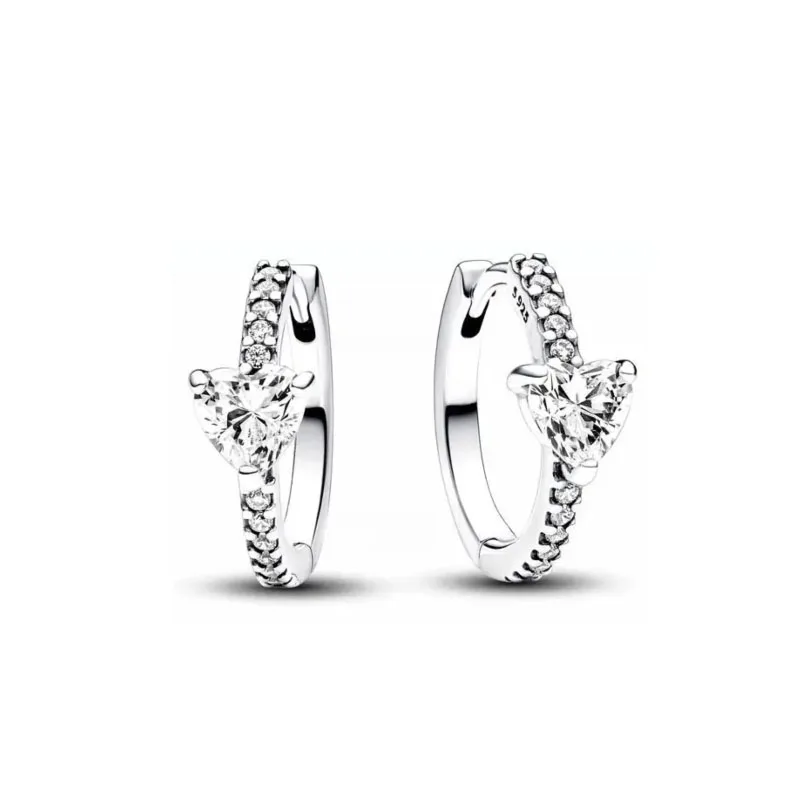 2025New 925 Sterling SilverPink Bow, Red Heart Arrow, Snowflake Shaped Earrings SuitableFor Women's Holiday Charm Jewelry thumbnail 6