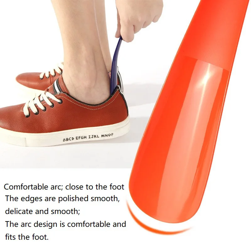 Mini Shoe Horn Shoehorn Portable Plastic Shoe Wearing Tool Shoe Slip on Stick Help To Put Shoes XIEB02 thumbnail 2