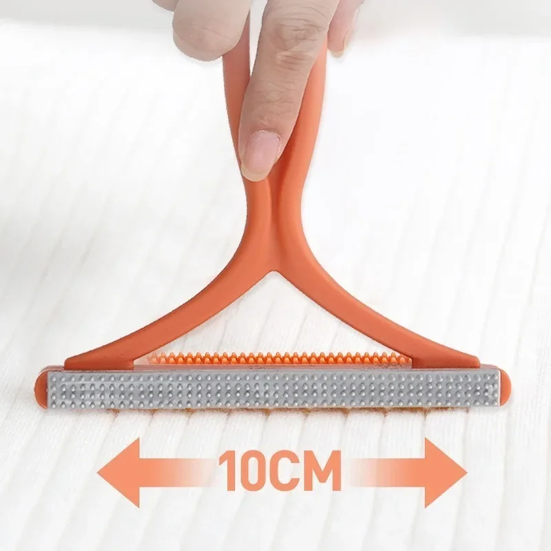 Double-Sided Portable Lint Remover for Pet Hair-Reusable Fabric Shaver for Clothes/Carpet/Car Seats,Fur Removal Tool hair brush thumbnail 6