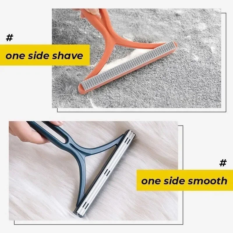 Double-Sided Portable Lint Remover for Pet Hair-Reusable Fabric Shaver for Clothes/Carpet/Car Seats,Fur Removal Tool hair brush thumbnail 5