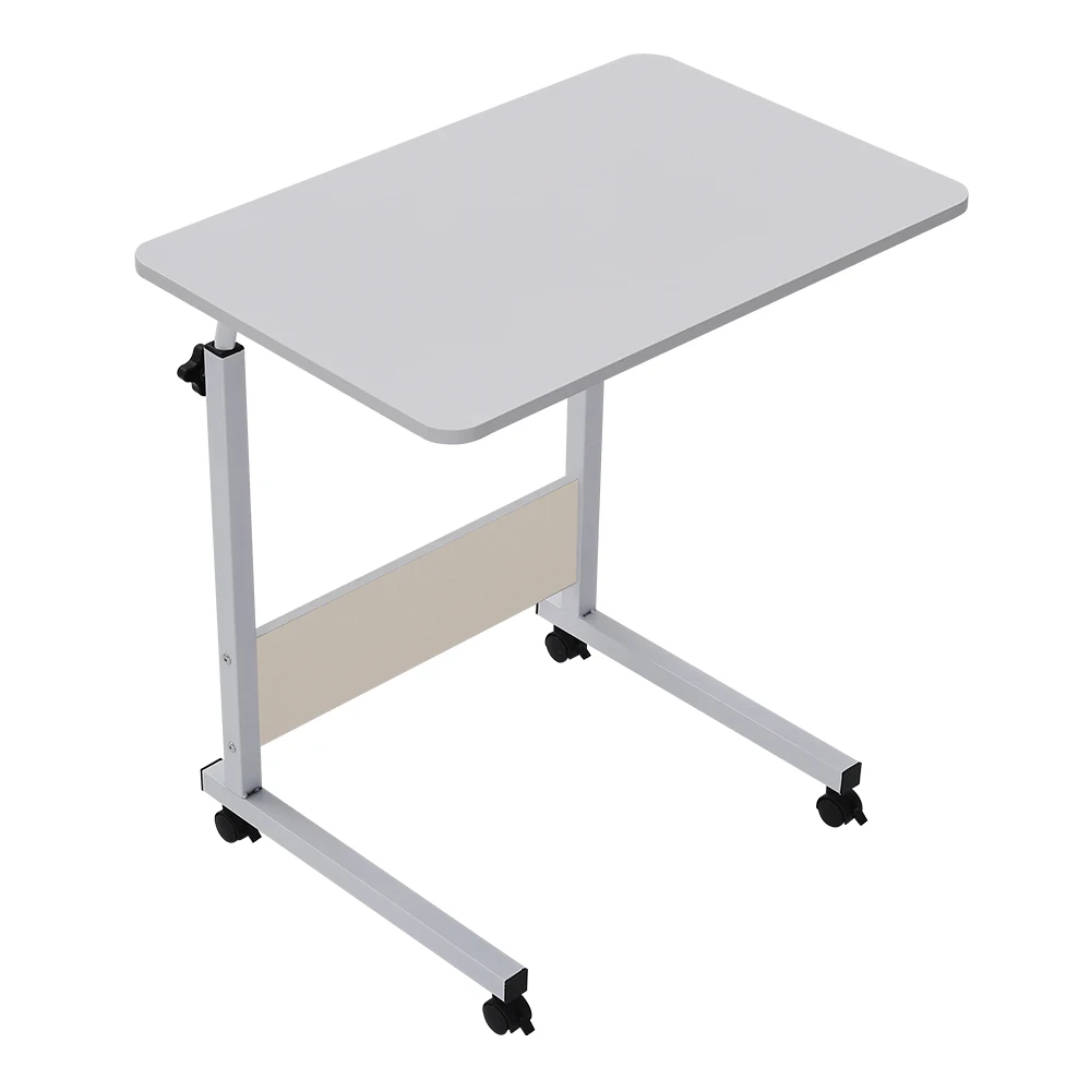 Height Adjustable Mobile Table Overbed Desk with Wheels Laptop Tray Stand,60cmWx 40cmDx 87cmH thumbnail 2