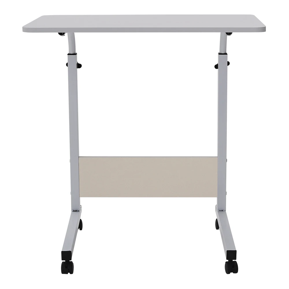 Height Adjustable Mobile Table Overbed Desk with Wheels Laptop Tray Stand,60cmWx 40cmDx 87cmH thumbnail 3