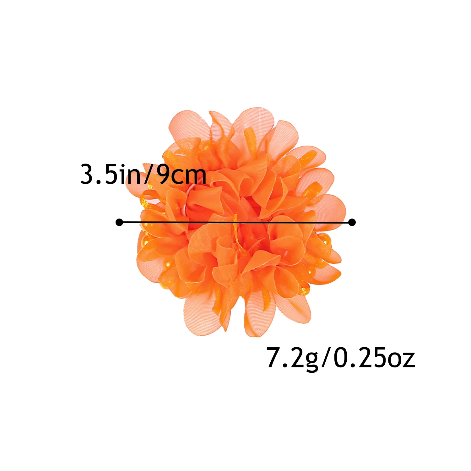 2/7pcs Girls Flower Hair Ties Ponytail Holder Elastic Hair Bands Kids Hair Accessories Chiffon Floral Hair Tie Children Headwear thumbnail 6